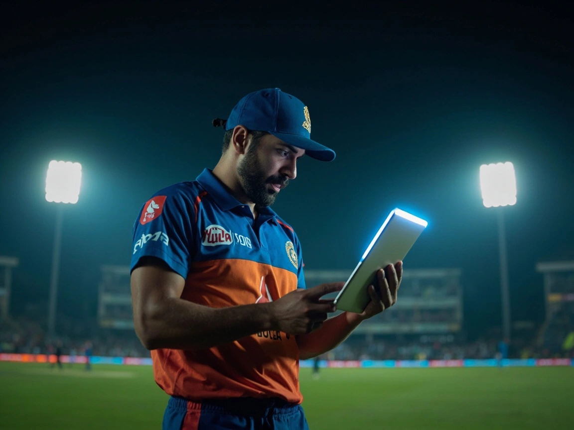SpartanPoker IPL 2026 Impact Player Rule captain reviewing team sheet illustration