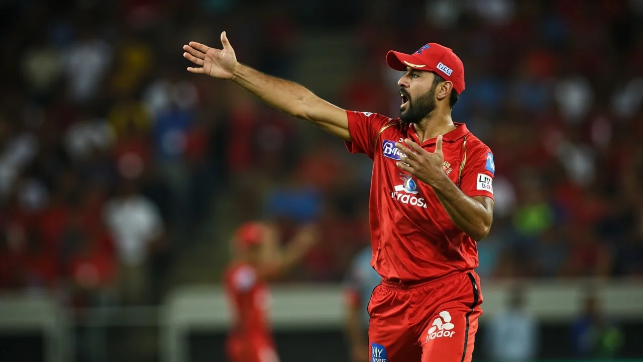 Royal Challengers Bengaluru batter executing a cover drive during an IPL fixture, with the ball in mid-flight and the field visible behind